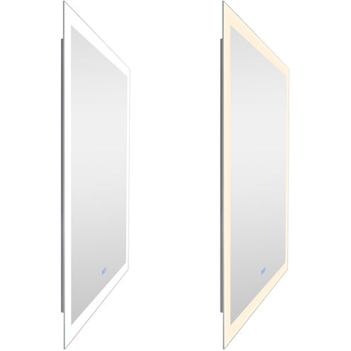 Abigail 40 X 31.5 inch Matte White Mirror, Rectangle