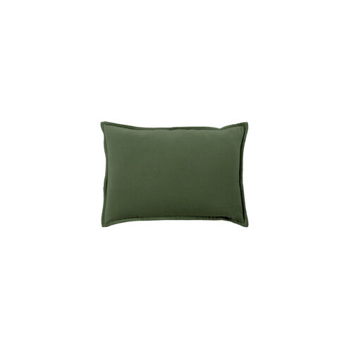 Cotton Velvet 19 X 19 inch Medium Green Pillow Kit in 13 x 19, Lumbar