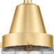 Caden LED 14 inch Satin Gold Bath Vanity Light Wall Light