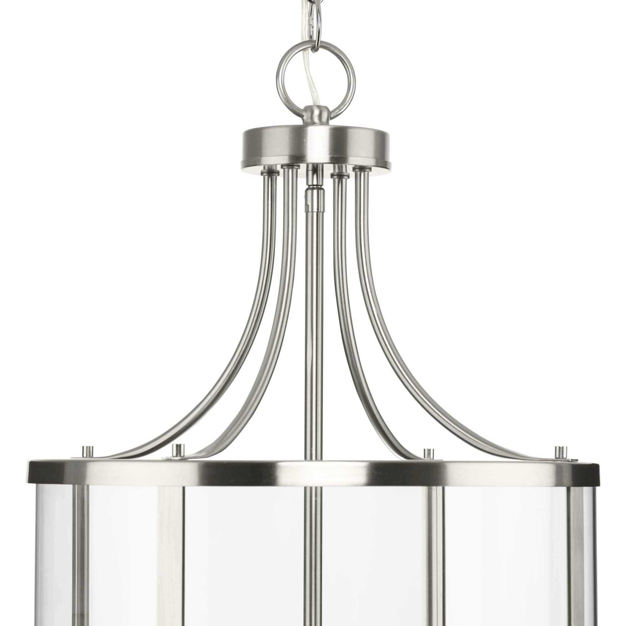 Gilliam 4 Light 15 inch Brushed Nickel Foyer Light Ceiling Light