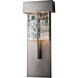 Shard LED 20.9 inch Coastal Dark Smoke Outdoor Sconce, XL