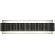 Magnate LED 19 inch Basalt Stone and Black Bath Vanity & Wall Light