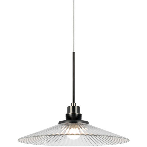Signature LED 10 inch Brushed Steel And Oil Rubbed Bronze Pendant Ceiling Light, Uni Pack