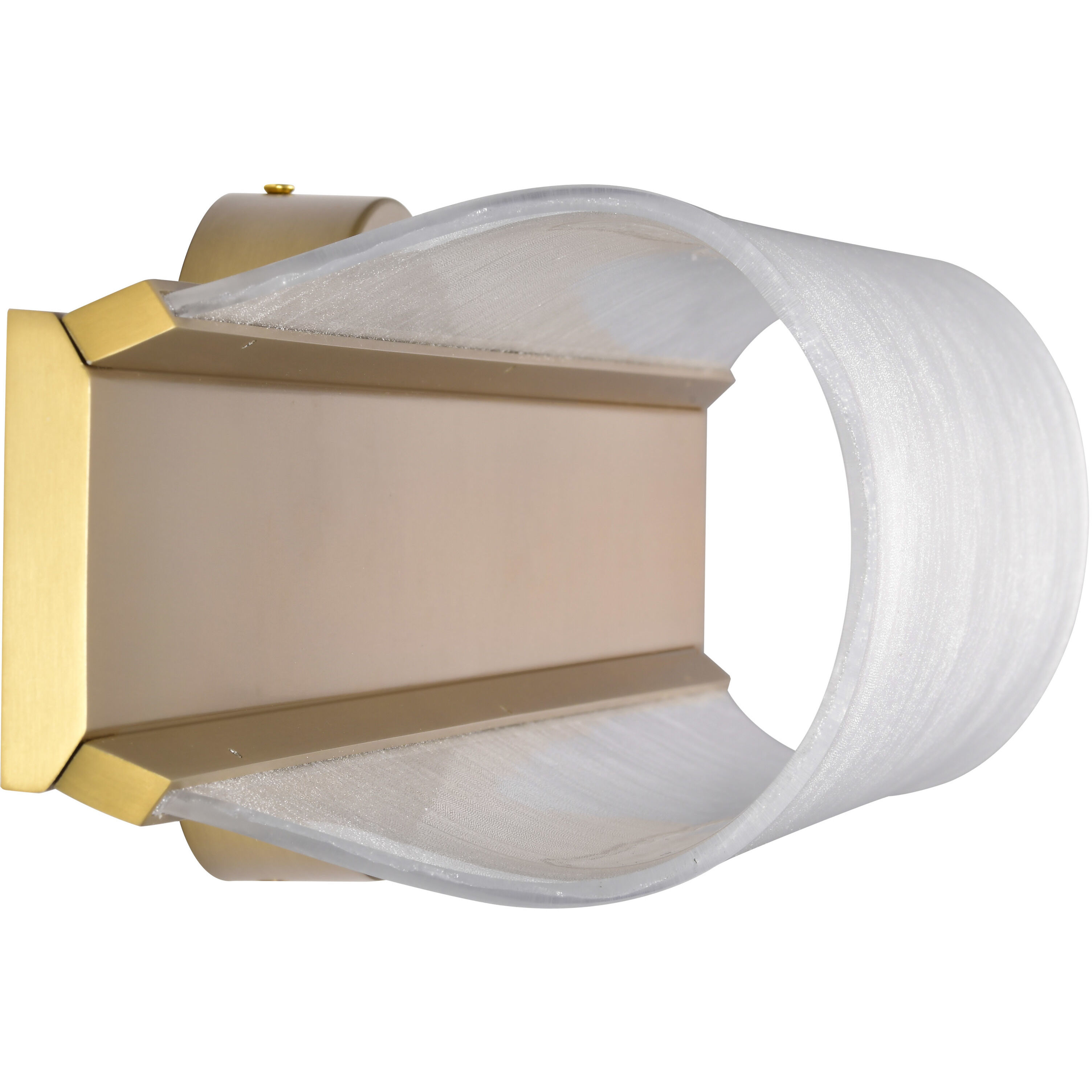 Idris LED 24.5 inch Vintage Brass Vanity Wall Light