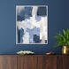 Peaceful Moment Blue and Gray and White Canvas