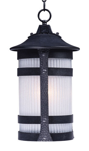 Casa Grande 1 Light 10 inch Anthracite Outdoor Hanging Lantern