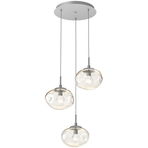Nova LED LED Classic Silver Chandelier Ceiling Light, Round Multi-Pendant