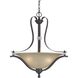 Riverton 3 Light 25 inch Dark Bronze Pendant Ceiling Light
