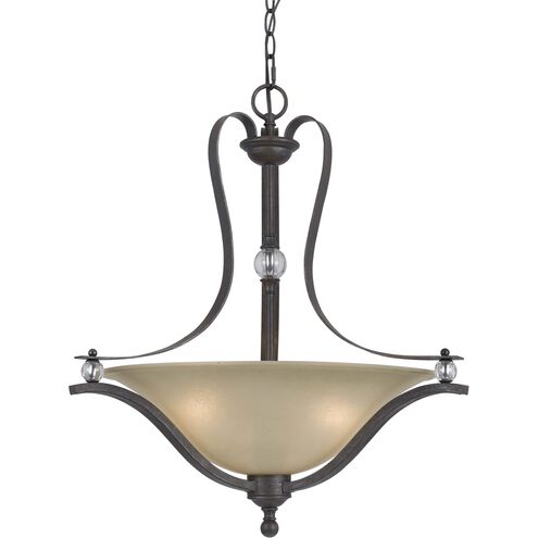 Riverton 3 Light 25 inch Dark Bronze Pendant Ceiling Light