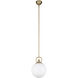 Alora Mood Fiore 1 Light 9.88 inch Brushed Gold Pendant Ceiling Light