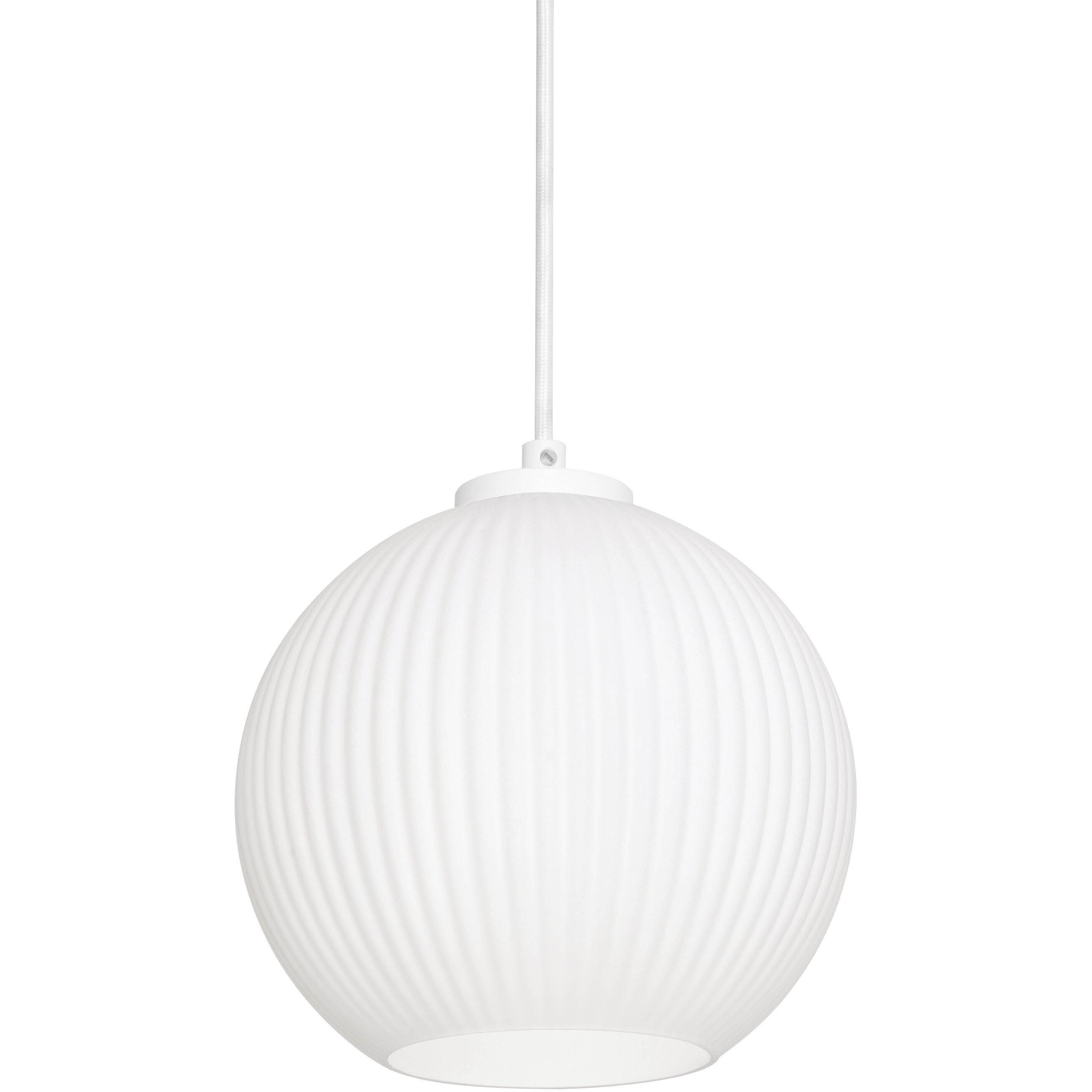 Cleo 1 Light 8 inch White Pendant Ceiling Light
