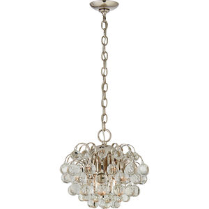 AERIN Bellvale 6 Light 15.25 inch Polished Nickel Chandelier Ceiling Light, Small