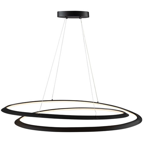 Ara LED 38.6 inch Black Pendant Ceiling Light