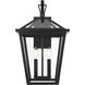 Frankford 2 Light 20 inch Black Outdoor Wall Sconce