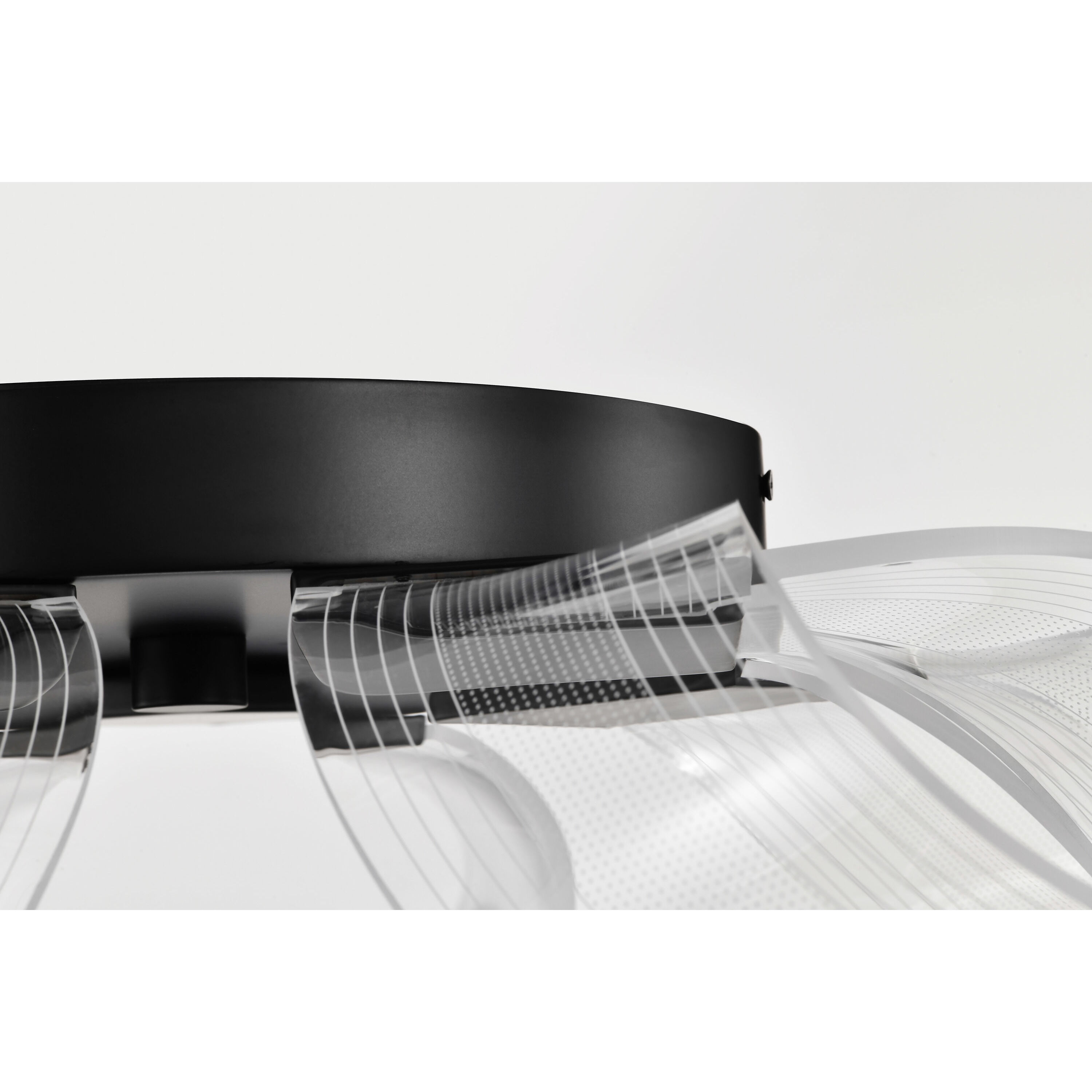 Barnett LED 20.88 inch Matte Black Flush Mount Ceiling Light