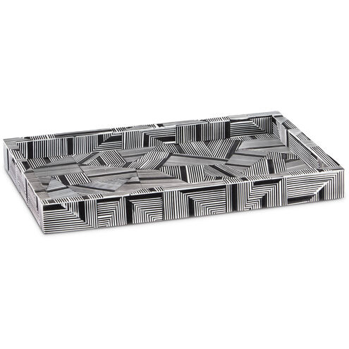 Cade 10.5 inch Black/White Boxes, Set of 2