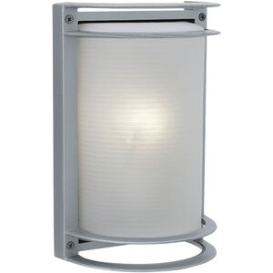 Nevis 1 Light 10.5 inch Satin Outdoor Wall Sconce