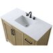 Alina 42 X 34 inch Linen Oak Bathroom Vanity Cabinet