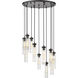 Beau 11 Light 24 inch Matte Black Chandelier Ceiling Light