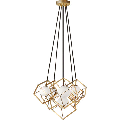 Thomson 6 Light 21 inch Gold Pendant Ceiling Light