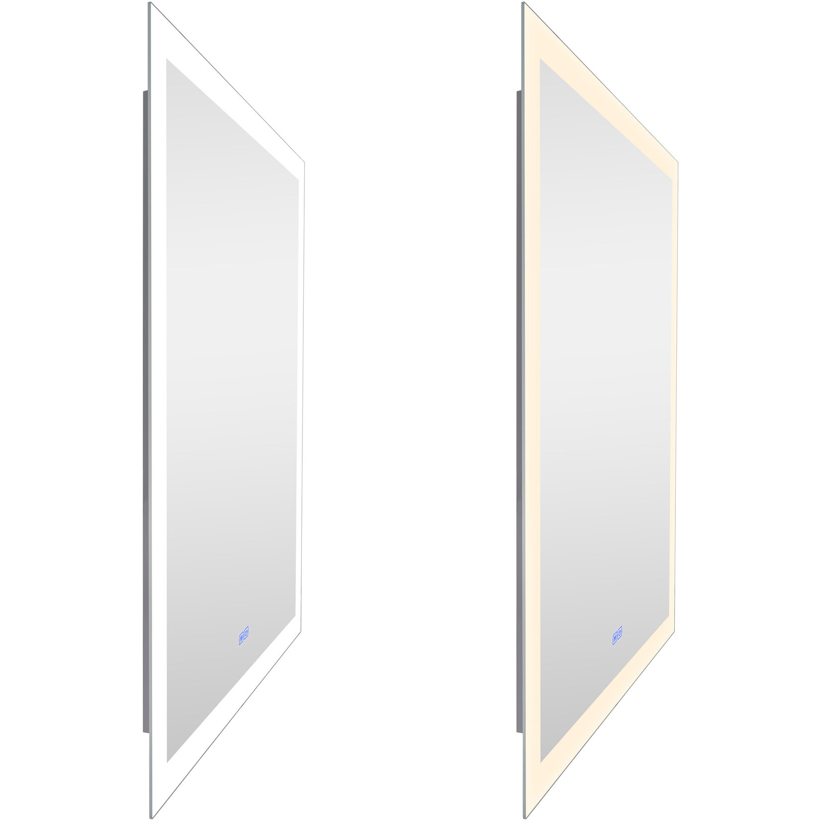 Abigail 36 X 29.5 inch Matte White Mirror, Rectangle