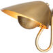 Keaton 3 Light 24.5 inch Natural Brass Pendant Ceiling Light