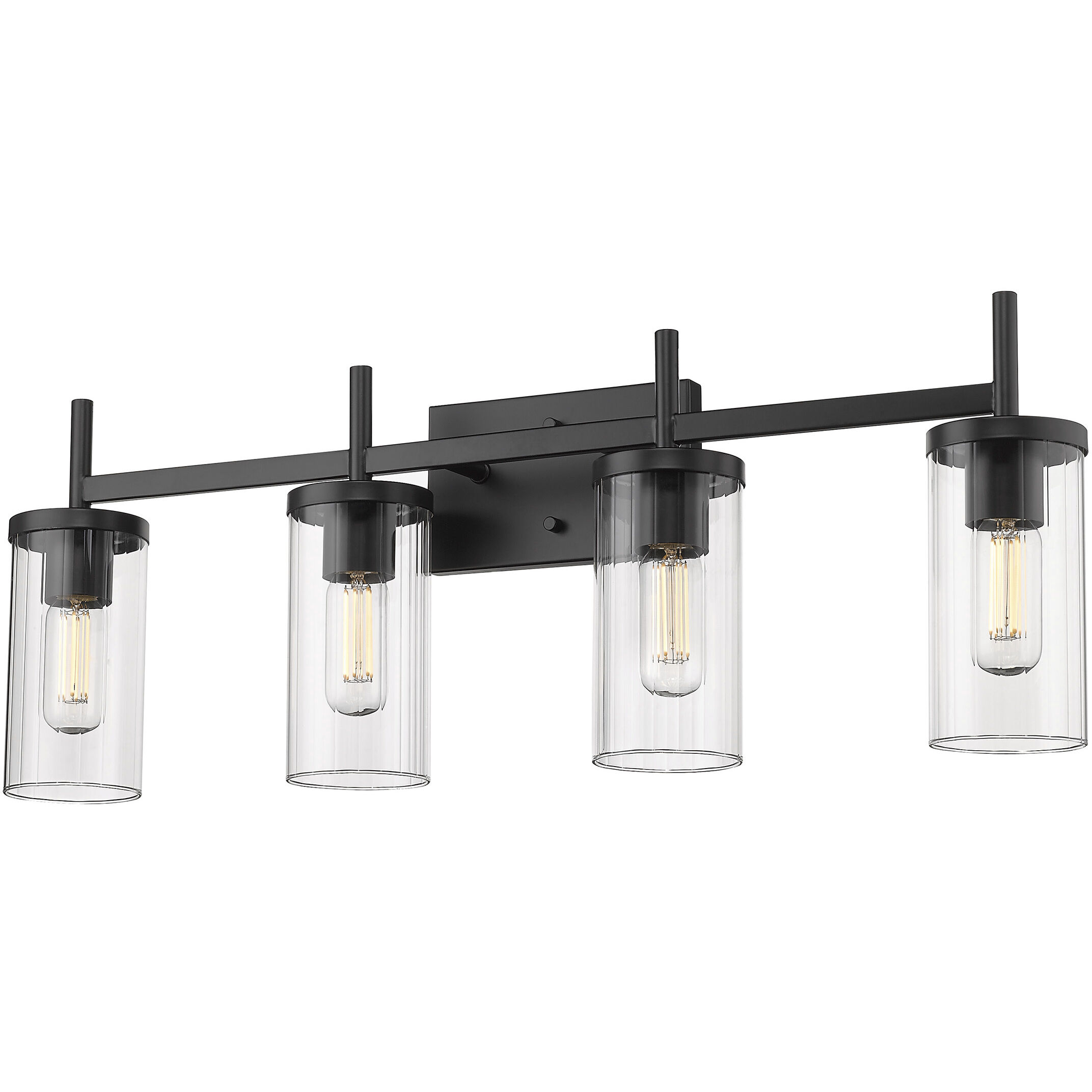 Winslett Vanity Wall Light in Matte Black