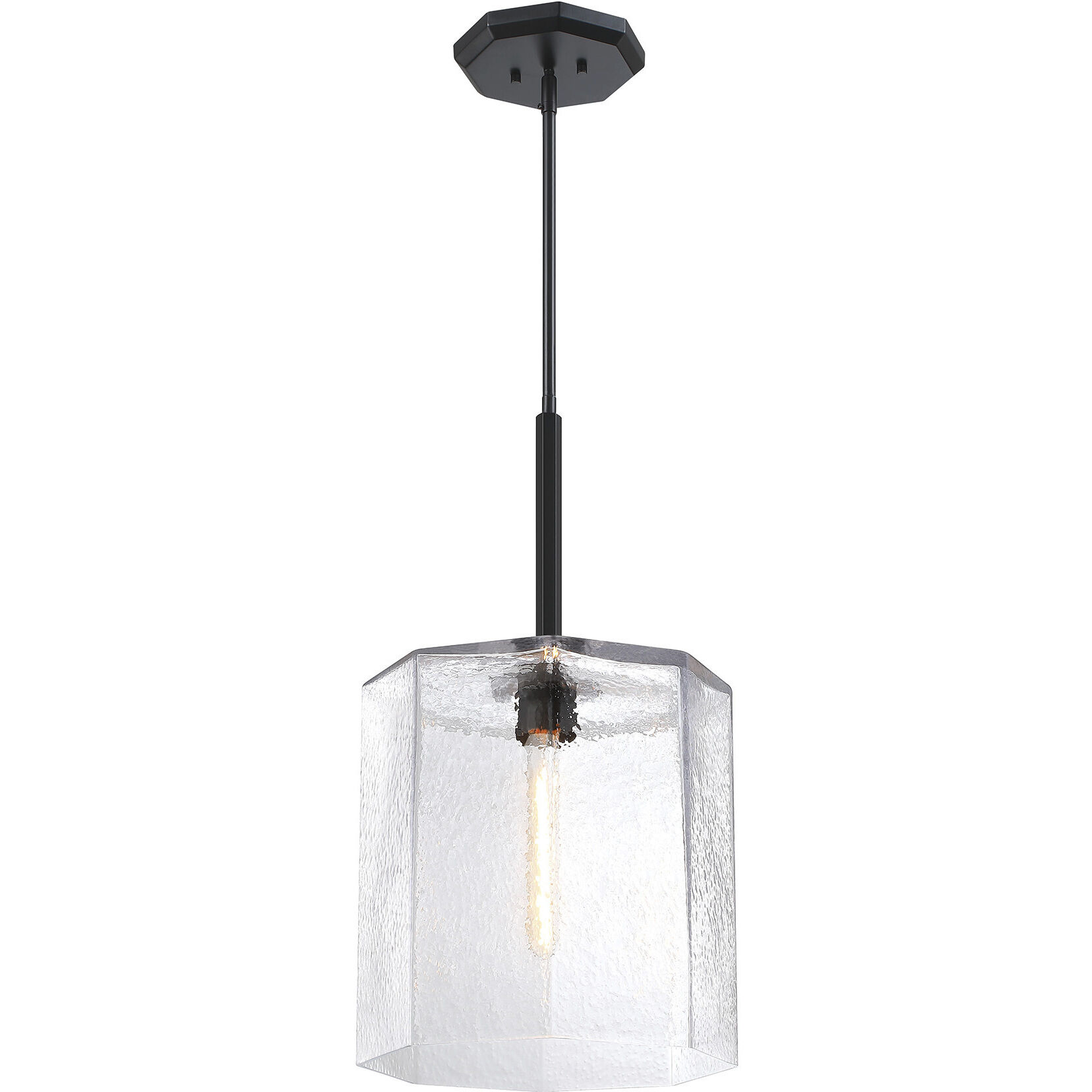 Haven LED 14 inch Matte Black Pendant Ceiling Light