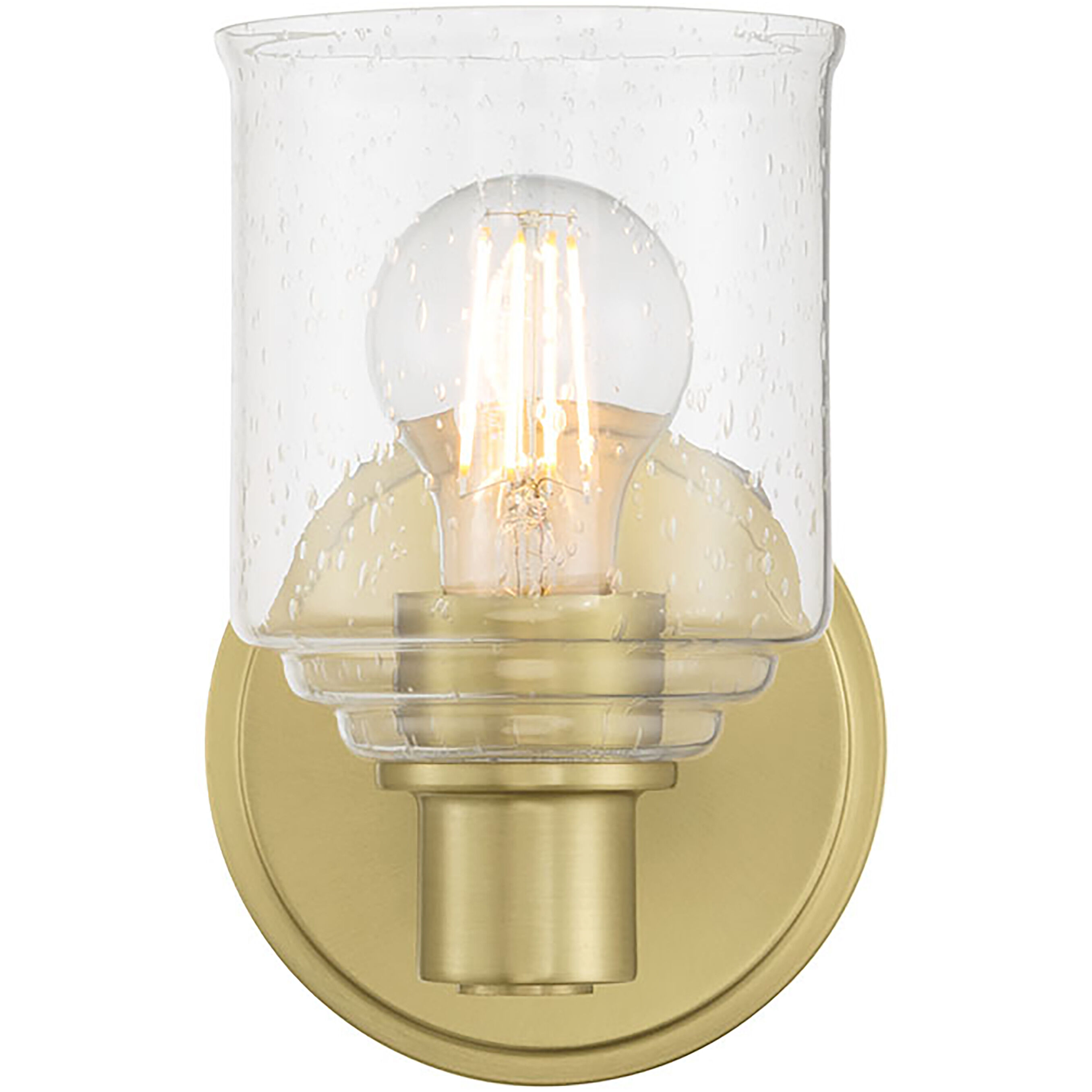 Vessair 1 Light 5 inch Vintage Brass Wall Sconce Wall Light