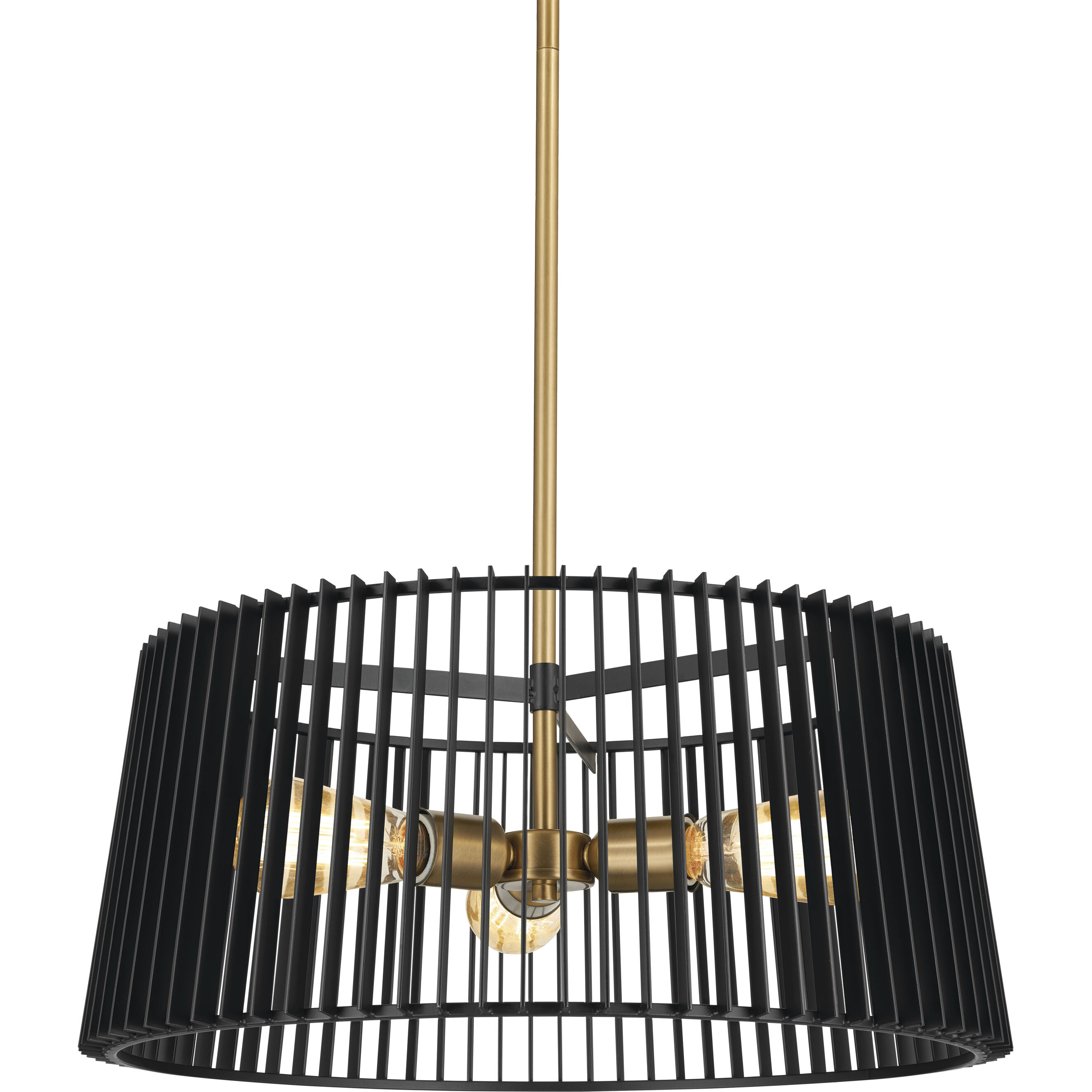 Linara 3 Light 18.5 inch Black Pendant Ceiling Light