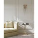 Lucien 3 Light 10.25 inch French Gold Leaf Wall Sconce Wall Light