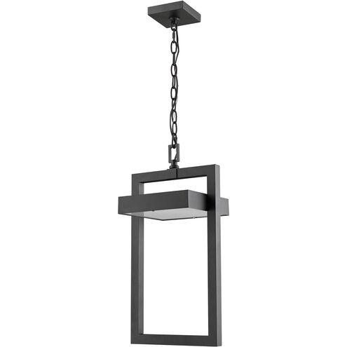 Luttrel LED 10.5 inch Black Outdoor Chain Mount Ceiling Fixture