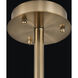 Tempo 28.5 inch Winter Brass Pendant Ceiling Light