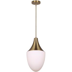 Evlin 1 Light 9.75 inch Gold Pendant Ceiling Light