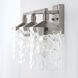 Colton 3 Light 24 inch Brushed Nickel Vanity Light Wall Light
