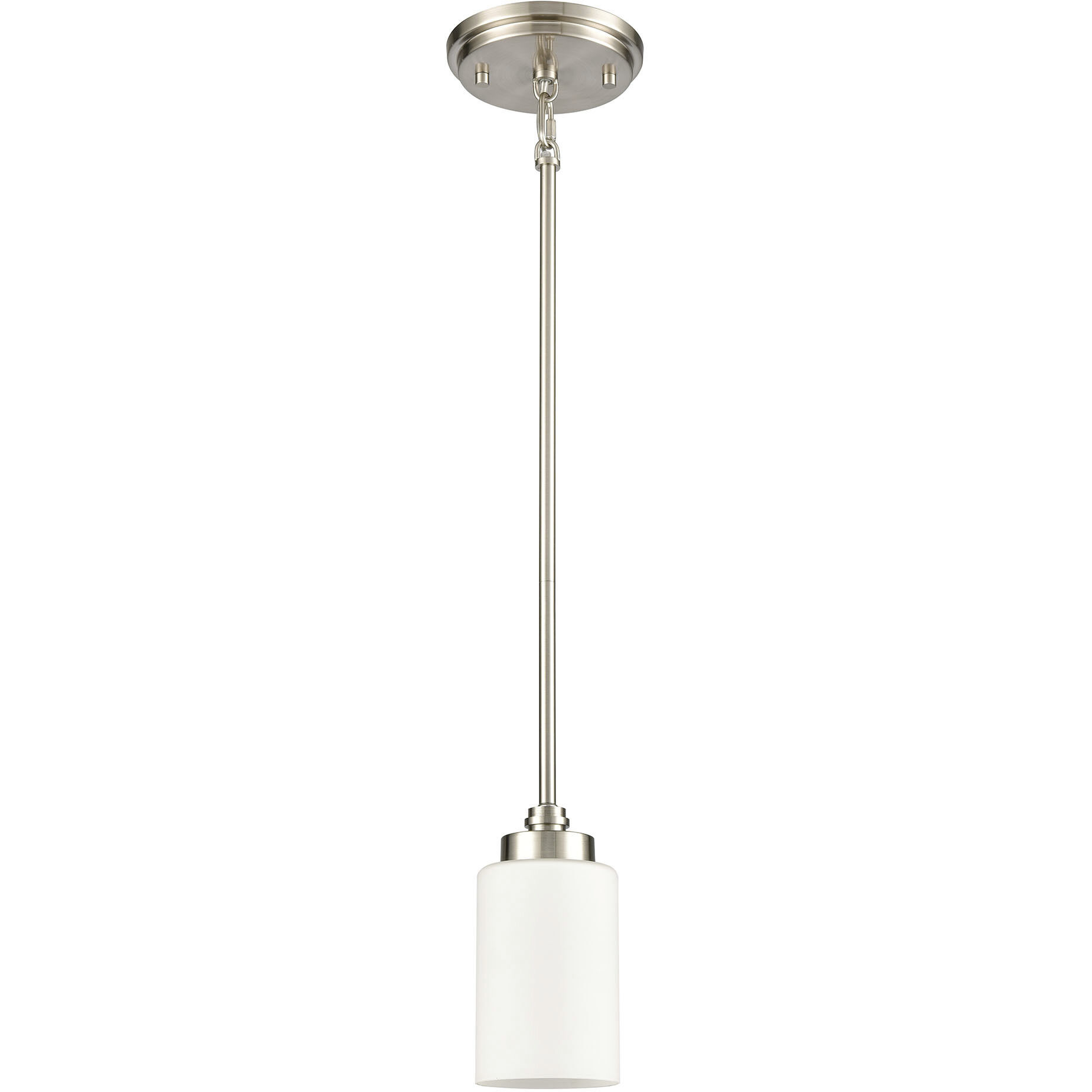 Dawson 1 Light 4 inch Satin Nickel Mini Pendant Ceiling Light