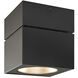 Square LED 4.8 inch Black Surface Mount Ceiling Light in 970, 24° Specular