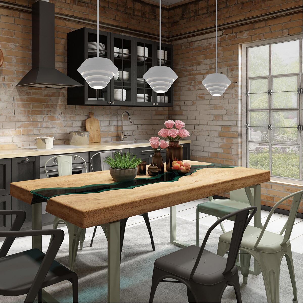 Amsterdam 1 Light 10 inch Nordic Gray Mini Pendant Ceiling Light