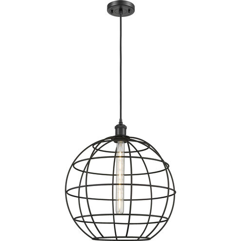 Lake Placid 1 Light 16 inch Matte Black Pendant Ceiling Light