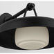 Richard June Liora 1 Light 10.63 inch Textured Black Outdoor Wall Light in LED