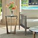 Bohdi 22 X 15 inch Antique Brass Outdoor Accent Table