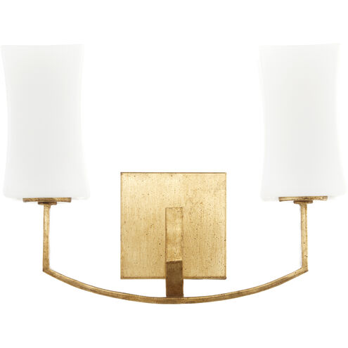 Ayala Wall Mount Wall Light in Gold Leaf