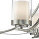 Willow 6 Light 35.25 inch Brushed Nickel Chandelier Ceiling Light