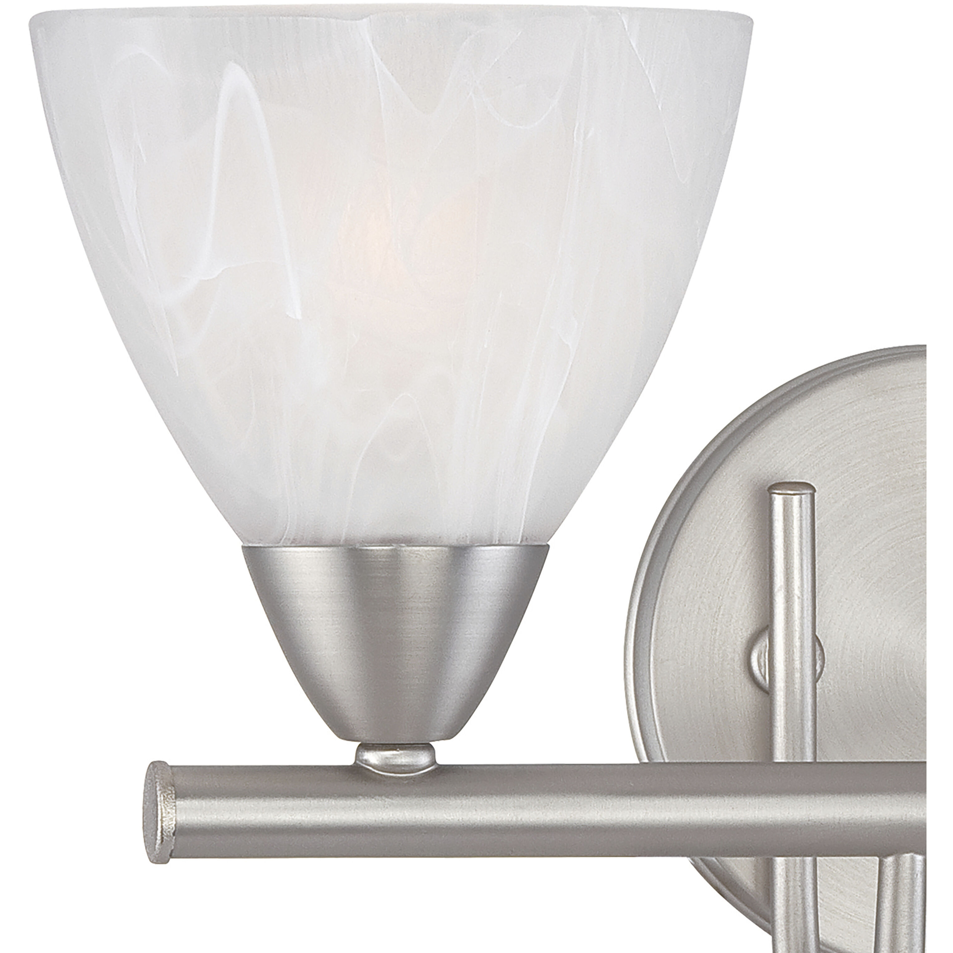 Tia 2 Light 15.75 inch Matte Nickel Vanity Light Wall Light