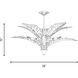 Palmera 10 Light 38 inch Gold Vein Chandelier Ceiling Light