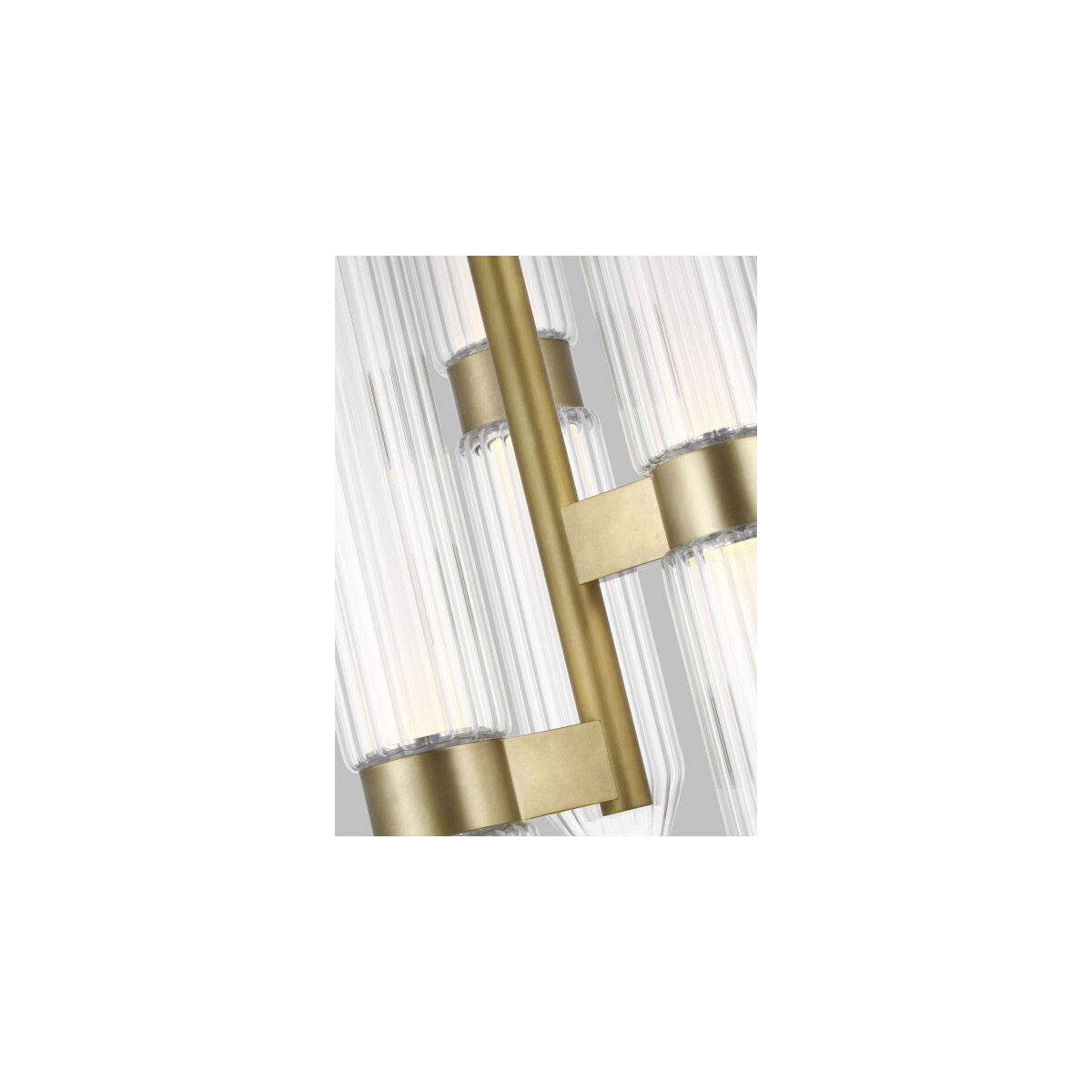 Avroko Langston LED 10.5 inch Plated Brass Pendant Ceiling Light in 120V, Integrated LED