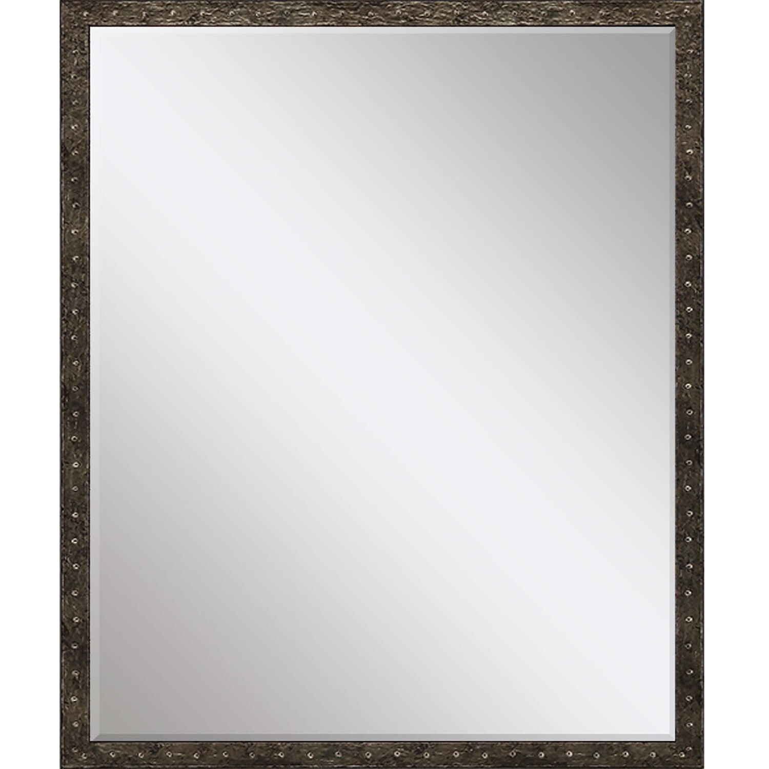 712 Mirror Group 30 X 24 inch Metallic and Brown Wall Mirror