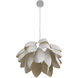 Ayana 24 inch Eggshell Resin Chandelier Ceiling Light