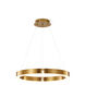 Canada LED 23.62 inch Gold Chandelier Ceiling Light