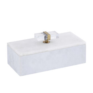 Lieto 10.25 X 4.75 inch White with Gold Box, Large